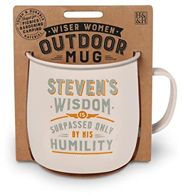 History & Heraldry Personalised Outdoor Mug (Steven)