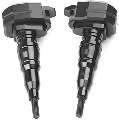 Für Yamaha FJR 1300 2004-2016 2015 Motorrad Fallschutz Frame Slider Verkleidungsschutz Anti Crash Pad Protector Zubehör Sturzbügel Stoßstange (Farbe : Schwarz)