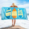 LUROON Toalla de Playa Grande y Suave 90 x 180cm, Ligera y Portátil Toalla para Playa Viaje, Toalla de baño para Mujeres y Hombres, Manta de Playa Piscina Viajes Toalla de Ducha de Baño