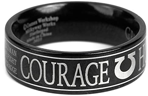 Starforged Ultramarin Rekrutiert Einfachen Ring 500 World Titanstahl Ring von Warhammer 40K-13#