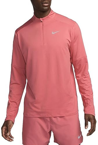 Nike DD4756-655 M NK DF ELMNT TOP HZ Sweatshirt Herren Adobe/Reflective SILV Größe S