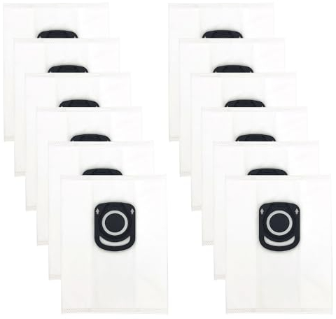 Rediboom Lot de 12 sacs d'aspirateur compatibles avec Rowenta Compact Power, X-Trem Power et Silence Force (RO64xx, RO63xx, RO68xx, RO39xx), ZR200520, ZR200540, ZR200720, ZR200920