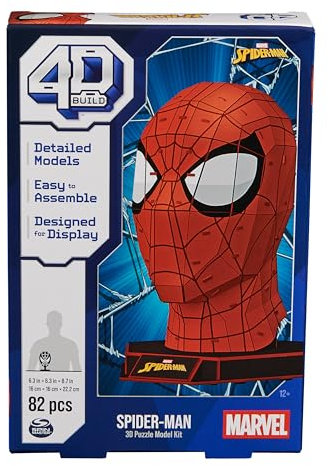 University Games U08654 Spiderman 3D Puzzle, One Size, Red Age 8+