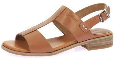 Kickers Bucly, Sandales Femme, Camel, 38
