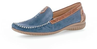 Gabor California Denim Tan Womens Loafers 26.090.86