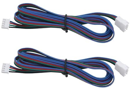 YINETTECH 2 cables de extensión de motor paso a paso para impresora 3D XH2.54-4P hembra a macho, cables de conector de terminal compatibles con Voron2.4