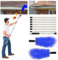 3,1 M Brosse Nettoyage GouttièRe, Perche De Nettoyage Telescopique Brosse Telescopique Toiture avec Manche Extensible Balai TéLescopique Toiture Outil Nettoyage Toiture Facile à Enlever Les Feuilles