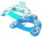2 pezzi gonfiabile piscina adulto, poltrona gonfiabile da piscina, materasso gonfiabile per piscina, letto galleggiante, materasso piscina pieghevole, per attività d'acqua estiva all'aperto (blu + blu