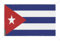 Bandiera Cuba con 10 occhielli in diverse misure, 80 x 120 cm
