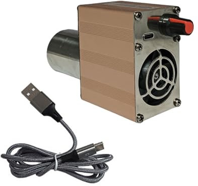 Zqxnt Soffietto elettrico Portatile Barbecue Strumento Air Blower Carbone Starter 5V USB 10000rpm Stufa A Legno Ventilatore Ventilatore