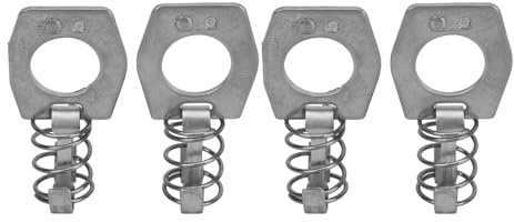 4 Pieces Silver Colour Water Heater Cam Lock Stainless Steel Door Cover Locking Lock for Motorhomes Motorhomes