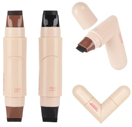 Eyeliner Stempel mit Wing Tip Pen, Eyeliner Wasserfest Schwarz Braun, Wischfest & Schnelltrocknend, Sanft wie ein Derma Stamp, Ideal für Reisen & Partys