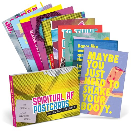 Spiritual AF Postcard Book