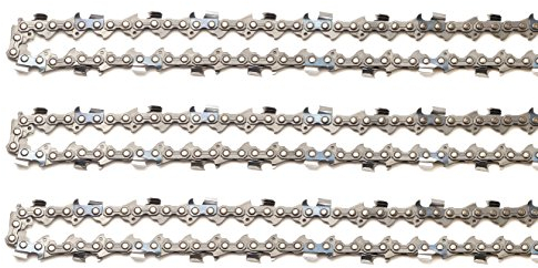 Tallox - 3 catene per sega 3/8, 1,3 mm, 62 TG, 45 cm