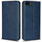 Copmob Case for iPhone 7 Plus/8 Plus, Leather Flip Wallet Case [3 Slots] [Stand Function] [Magnetic Closure] Flip Case Cover for iPhone 7 Plus/8 Plus – Navy Blue
