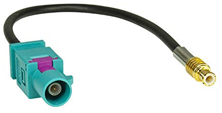 tomzz Audio 1500-049 Fakra (M) Antennenadapter Stecker auf MCX (M) Stecker DAB+ Antenne Box