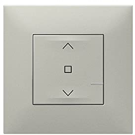 Interruptor para persianas conectado Legrand 741837 serie Valena Next with Netatmo color Aluminio