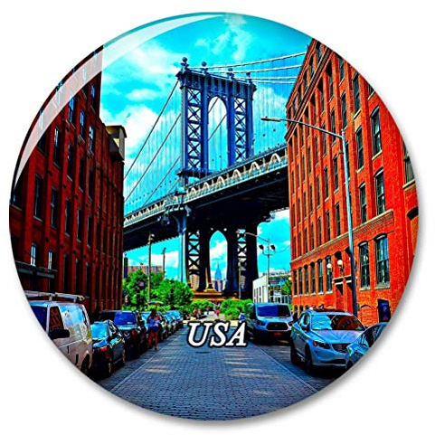 USA Amerika Dumbo Brooklyn Kühlschrank Magnete Dekorative Magnet Flaschenöffner Tourist City Travel Souvenir Collection Geschenk Starker Kühlschrank Aufkleber