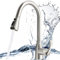 Rainsworth Wasserhahn für Küche Ausziehbar - 3 Modus Küchenarmatur, Spültischarmatur 360° Schwenkbar, Wasserhahn mit Kalt und Warmwasserschlauch, Mischbatterier Küche, Nickel