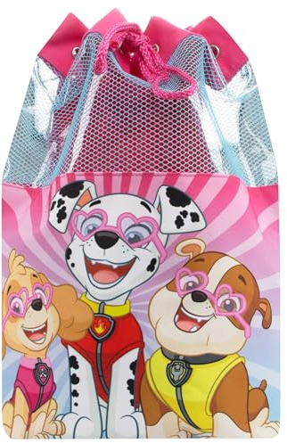 Paw Patrol Tasche | Badetasche Für Mädchen | Schwimmrucksack Kinder | Rosa