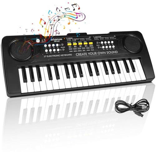 YINSHENG Kids Piano Keyboard, 37 Keys Upgrade Electronic Piano for Kids Music Piano Portable Multi-Function Musical Instruments Educational Toy Birthday Gifts for Boys Girls Age 3-12