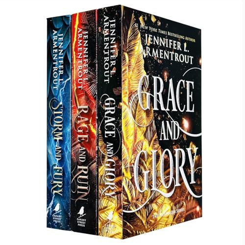 The Harbinger Series 3 Books Collection Set By Jennifer L. Armentrout (Storm and Fury, Rage and Ruin & Grace and Glory)