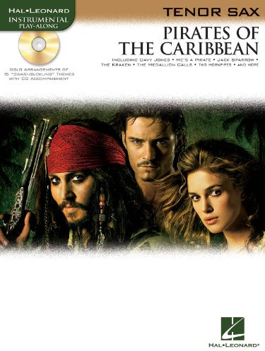 Klaus Badelt: Pirates Of The Caribbean (Tenor Sax) (Book & CD): Noten, Bundle, CD für Tenor-Saxophon (Hal Leonard Instrumental Play-along): Instrumental Play-Along - from the Motion Picture Soundtrack