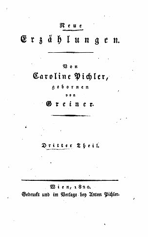 Neue Erzählungen Theil. Der schwarze Fritz, Die goldene Schale, Der Einsiedler auf dem Monserrat, Horimirz, eine Böhmische Sage