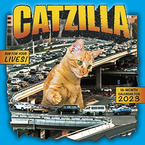 Catzilla 2023 Calendar (WALL 16 MONTH)