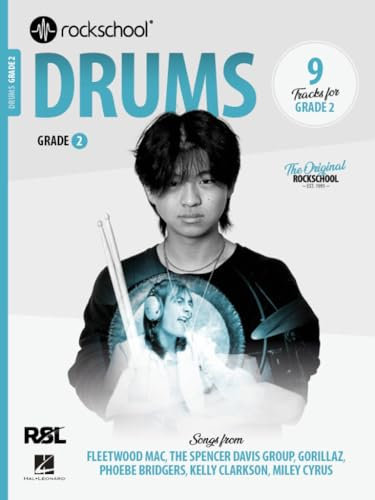 Rockschool Drums Grade 2 (2024). Enthält Online-Audio