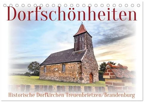 Dorfschönheiten (Tischkalender 2026 DIN A5 quer), CALVENDO Monatskalender