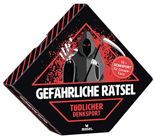 moses. Gefährliche Rätsel - Tödlicher Denksport l 55 x Denksport für Escape-Fans l Nervenaufreibende Knobeleien mit Story-Charakter ab 12 Jahren