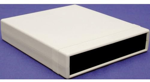 Hammond 1598HSGYPBK Instrument Enclosure GPABS 280x200x40mm Grey/Black