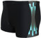 Aquarti Maillot de Bain pour Homme avec Rayures Boxer de Natation, Nior/Bleu, 5XL