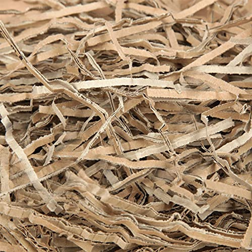 Füllmaterial aus Pappe (3500gr / 70L), Papp-Schredder zum Verpacken/Lagern zerbrechlicher Gegenstände, Füllung für Deko & Geschenke
