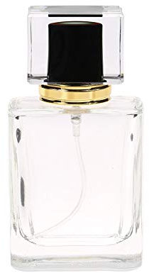 atomizador de perfume bomba, recargable de viaje Bomba pulverizador Capacidad - 50 ml (Black)