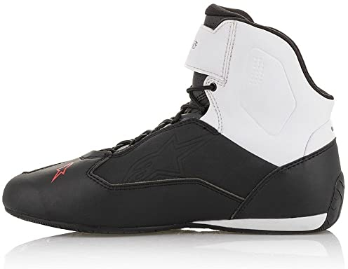 Alpinestars Faster-3 Shoes Black White Red, Stivali da Moto 45