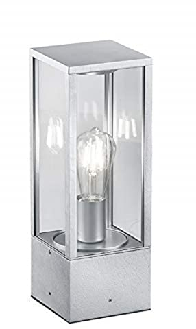 Trio Leuchten Außen Wegeleuchte Garonne 501860186, Aluminium Druckguss zinkfarbig, exkl. 1x E27