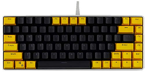Tastenkappen, 82 Tastenkappen PBT-Tastenkappe Hintergrundbeleuchtung Zweifarbige mechanische Tastaturkappe für Ajazz AK33 / KANANIC 82 / KBT Race 2 (nur Tastenkappen