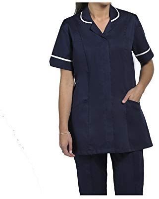 Skywear T66 Salute e Bellezza Tuniche Donna Ragazze Top Ufficio Uniforme Camicie in Multicolore