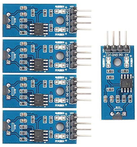 Hall Sensor Schalter, 5 Stück Hall Effekt Magnetsensor Modul 3144E Effekt Sensor Schaltgeschwindigkeit Zählsensor Magnetdetektor
