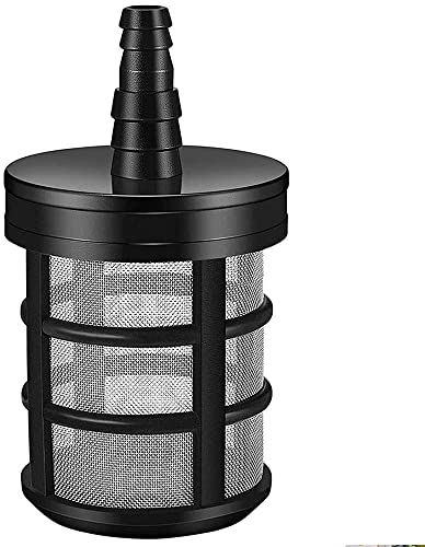 LATRAT Hochdruckreiniger Wasserpumpe Saugfilter für Waschmaschine, 1/2 Saugschlauch Filter mit Doppelschicht Verschlüsselungssieb für Sprühgeräte Ölpumpen Industrieausrüstung