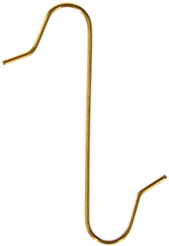 Riffelmacher 14325 - Kugel-Aufhänger in Box, 50 Stück, Gold, aus Metall, Baumkugel-Hänger, Weihnachtsbaum, Dekoration, Anhänger, Weihnachten
