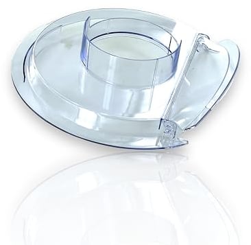 DL-pro Spritzschutzdeckel Spritzschutz für Kenwood Chef KW716198 31227 Abdeckung Deckel Ø 244mm für Rührschüssel Schüssel für KM66 Küchenmaschine