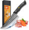 Home Safety Couteau Boucher Professionnel Couteau de Cuisine Japonais Couteau, 6.5 Inch Couteau à Viande, Hache de Boucher en Acier Inox Dur, Manche en Bois Classique, Pour le Restaurant et Maison