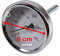 Marel Shop® - Termometro cottura 0-500° diametro 6 cm lunghezza sonda 9,5 cm per vari usi compatibile con forni a legna e barbecue