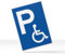 RDLCAR Panneau « Safety Disabled Parking Only » – Orientation portrait – Grande taille 300 mm x 400 mm – Plastique rigide durable de 1 mm – Très visible et résistant aux intempéries
