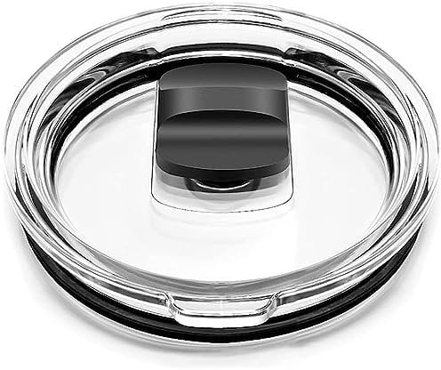 20 oz Tumbler Lid, with Magnetic Slider Switch,Replacement Lids Compatible for YETI 20 oz Tumbler, 10/24 oz Mug and 10 oz Lowball, Travel Spill Proof Cup Lids Covers BPA Free