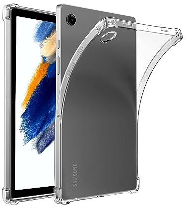 FiiMoo Coque pour Samsung Galaxy Tab A8, Souple TPU Transparent Fin Antichoc Tablette Housse Étui, Etui Antichoc Cover Case Housse de Protection en Silicone Soft TPU Souple-Transparent