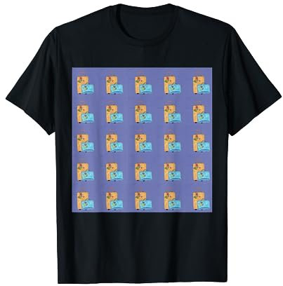 Haben Koffer, wird Reisen Hand gezeichnet wiederholtes Muster T-Shirt